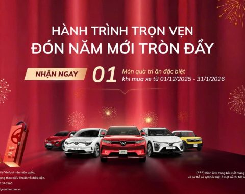 VinFast triển khai chương trình khuyến mãi Tết 2026